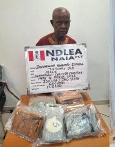 Grandpa who hid cocaine inside dried pepper fails to fool NDLEA agents