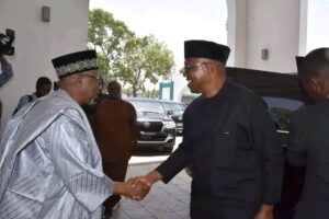 Obi meets ‘political bride’ Bala Mohammed in Bauchi